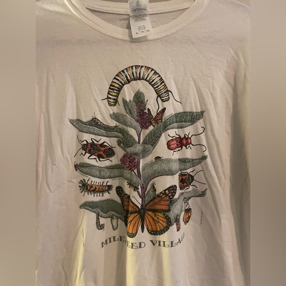 Milkweed Village Monarch Butterfly T Shirt - Picture 2 of 4